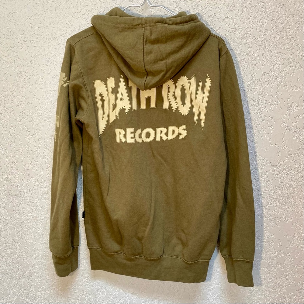 Crooks & Castles Death Row Hoodie Men’s S Pullover Tan Brown Graphics Snoop Dogg View 3